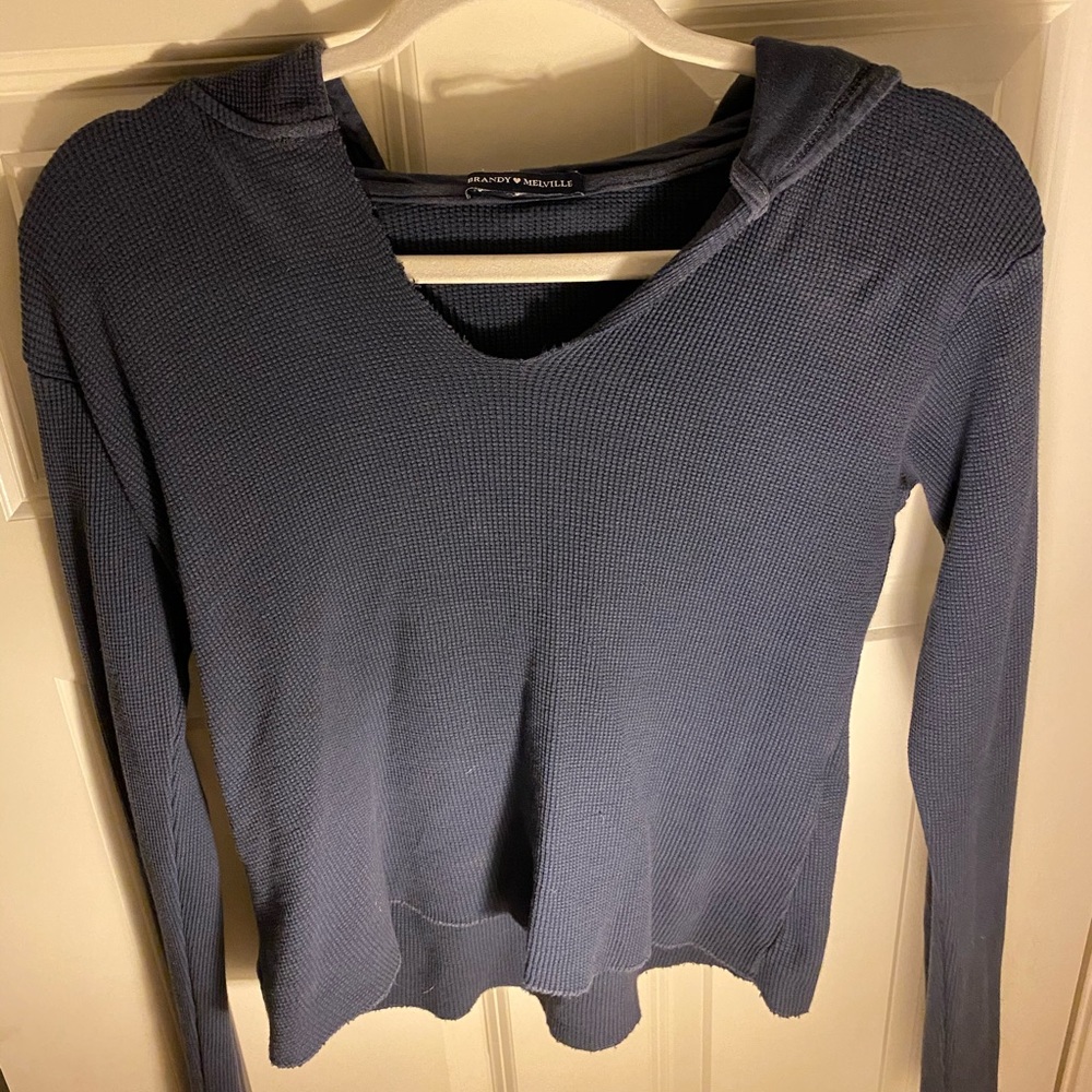 Brandy Melville navy blue long sleeve